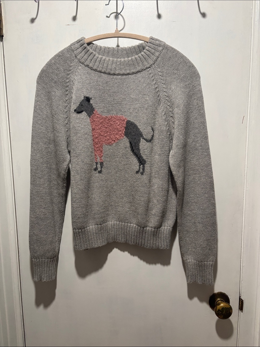 RACHEL ANTONOFF Stan dog crewneck sweater size medium - Picture 2 of 6